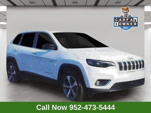 Bright White Clearcoat 2022 Jeep Cherokee Limited