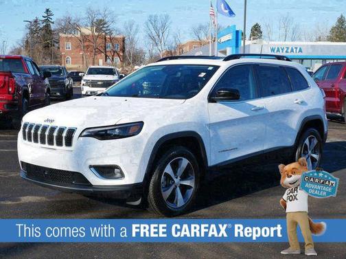 Bright White Clearcoat 2022 Jeep Cherokee Limited