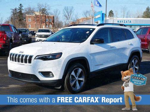 Bright White Clearcoat 2022 Jeep Cherokee Limited