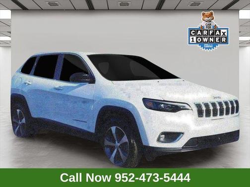 Bright White Clearcoat 2022 Jeep Cherokee Limited