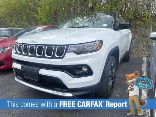 Bright White Clearcoat 2023 Jeep Compass Limited