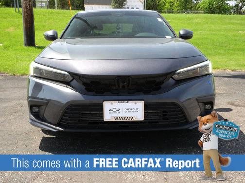 Meteorite Gray Metallic 2022 Honda Civic Sport Touring