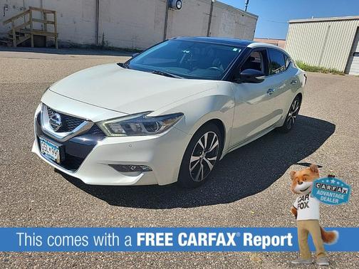 Pearl White 2017 Nissan Maxima 3.5 SL