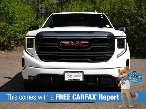 Summit White 2022 GMC Sierra 1500 AT4