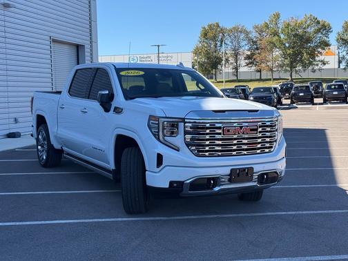 Glacier White Tricoat 2026 GMC Sierra 1500 Denali