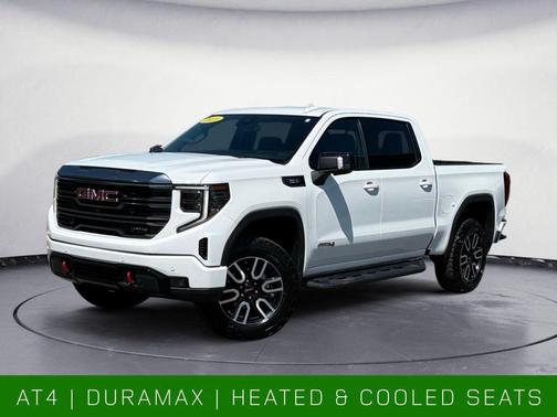 Summit White 2023 GMC Sierra 1500 AT4