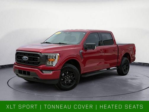 Red Metallic 2021 Ford F-150 XLT