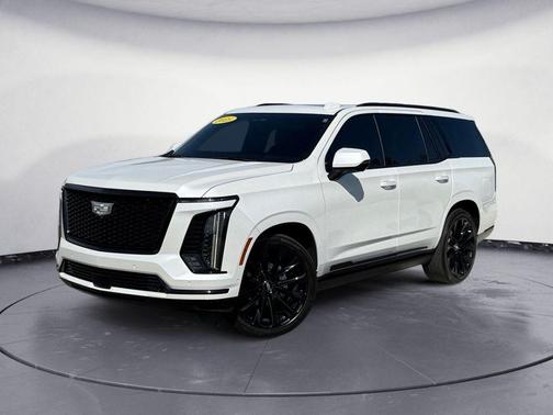 Crystal White Tricoat 2025 Cadillac Escalade Sport Platinum