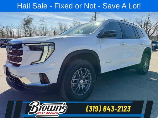 Summit White 2025 GMC Acadia AWD Elevation