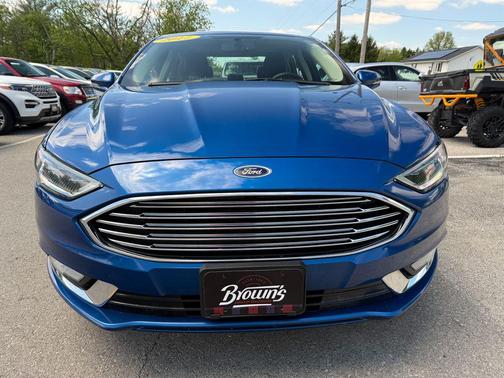 Lightning Blue 2017 Ford Fusion Titanium