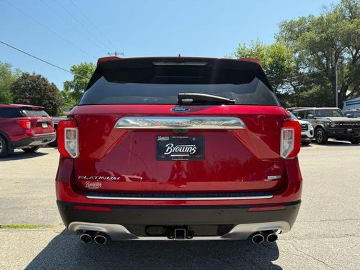Rapid Red Metallic Tinted Clearcoat 2020 Ford Explorer Platinum