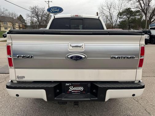 White Platinum Metallic Tri-Coat 2013 Ford F-150 Platinum