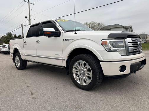 White Platinum Metallic Tri-Coat 2013 Ford F-150 Platinum