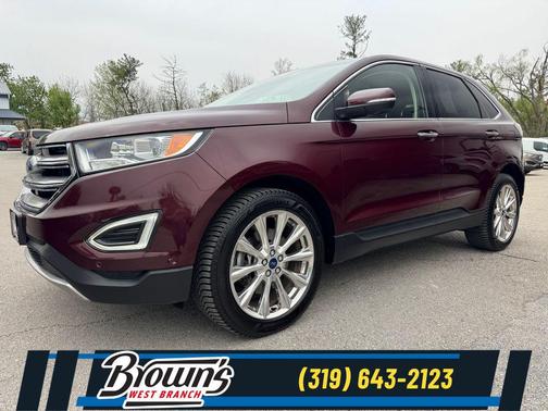 Burgundy Velvet Metallic Tinted Clearcoat 2017 Ford Edge Titanium