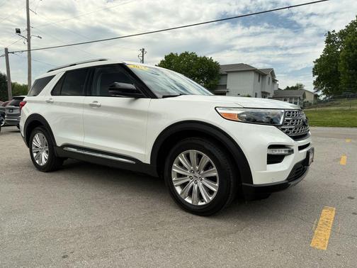 STAR WHITE MET TRI-COAT 2022 Ford Explorer Limited