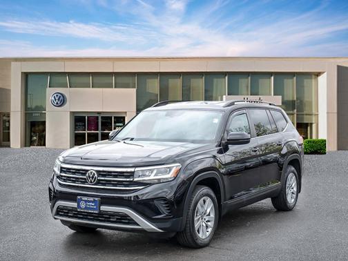 Deep Black Pearl Effect 2021 Volkswagen Atlas 2.0T S