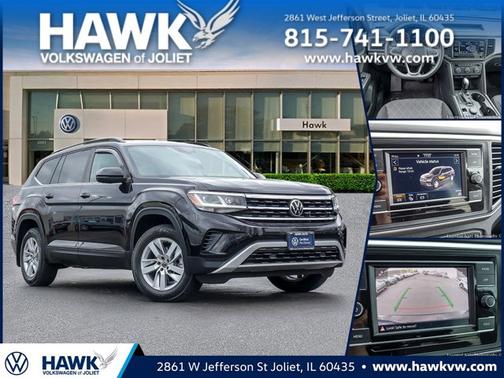 Deep Black Pearl Effect 2021 Volkswagen Atlas 2.0T S