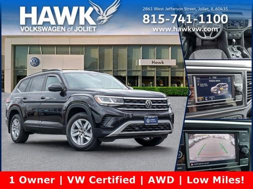 Deep Black Pearl Effect 2021 Volkswagen Atlas 2.0T S