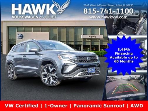 Platinum Gray Metallic 2023 Volkswagen Taos 1.5T SEL