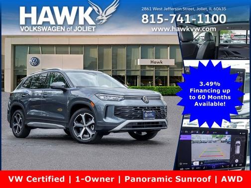 Platinum Gray Metallic 2025 Volkswagen Tiguan 2.0T SE