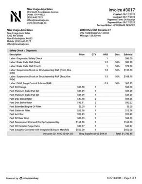 2018 Chevrolet Traverse LT Cloth
