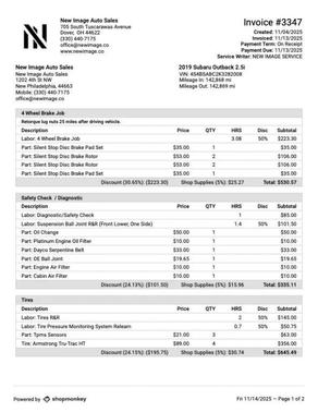2019 Subaru Outback 2.5i