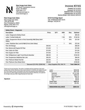 2018 Ford Edge Sport