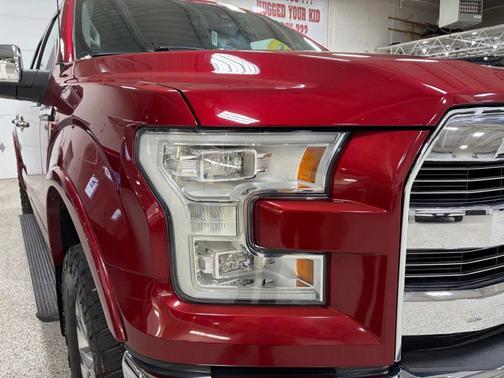 Red 2017 Ford F-150 Lariat
