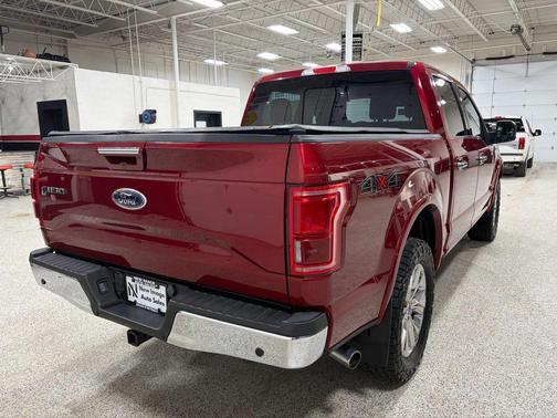 Red 2017 Ford F-150 Lariat