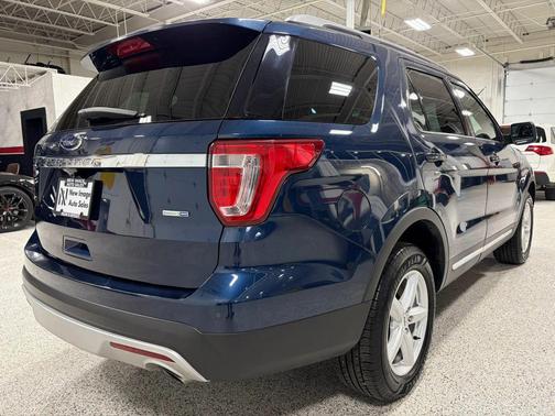 Blue 2017 Ford Explorer sport