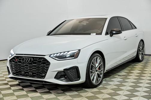Glacier White 2023 Audi S4 Premium Plus TFSI quattro Tiptronic