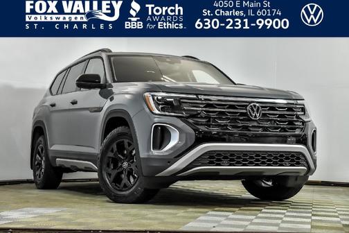 Pure Gray 2024 Volkswagen Atlas 2.0T SE w/Technology 4MOTION
