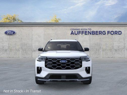 White 2026 Ford Explorer Platinum