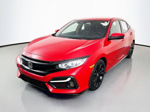 Red 2019 Honda Civic Sport