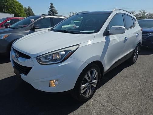 Winter White Solid 2015 Hyundai TUCSON Limited