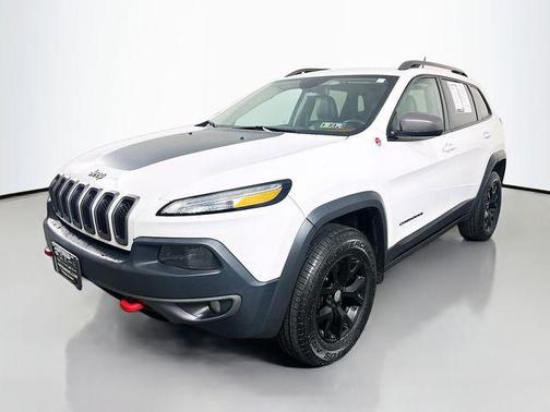 Bright White Clearcoat 2016 Jeep Cherokee Trailhawk