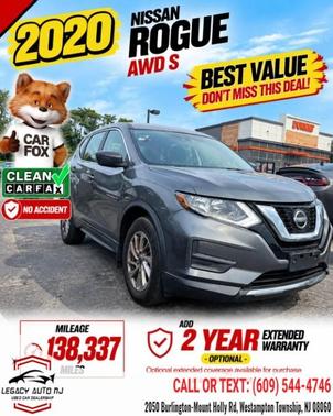 Gun Metallic 2020 Nissan Rogue S