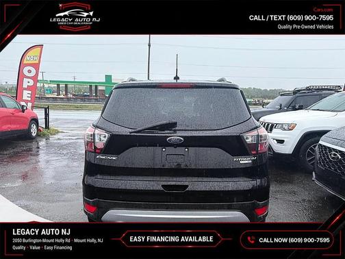 Black 2017 Ford Escape Titanium