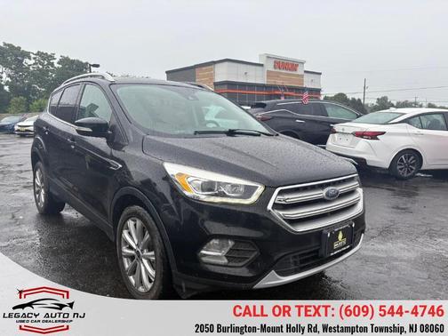 Black 2017 Ford Escape Titanium