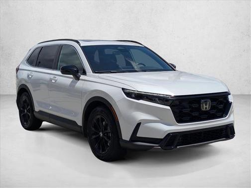 Platinum White Pearl 2024 Honda CR-V Hybrid Sport FWD