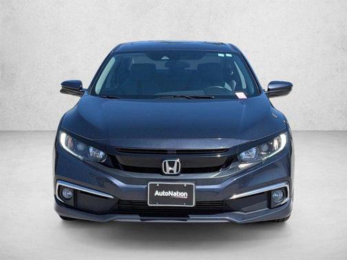 Aegean Blue Metallic 2021 Honda Civic EX