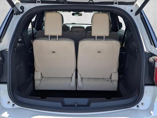 White Platinum Metallic Tri-Coat 2017 Ford Explorer Limited