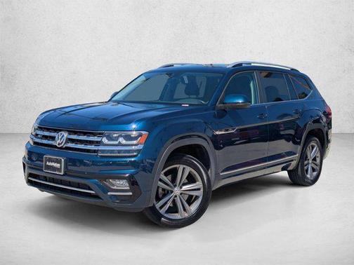 Tourmaline Blue Metallic 2019 Volkswagen Atlas 3.6L SE w/Technology