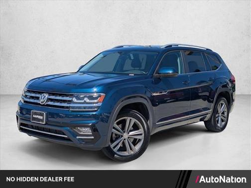 Tourmaline Blue Metallic 2019 Volkswagen Atlas 3.6L SE w/Technology