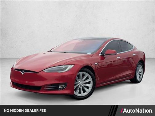 Red Multi-Coat 2018 Tesla Model S 75D