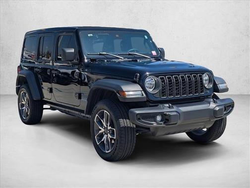 Black Clearcoat 2025 Jeep Wrangler 4xe Sport S