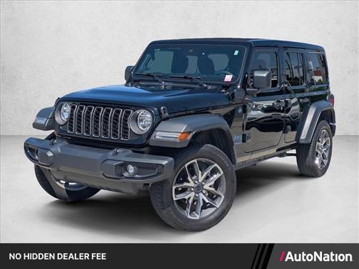 Black Clearcoat 2025 Jeep Wrangler 4xe Sport S