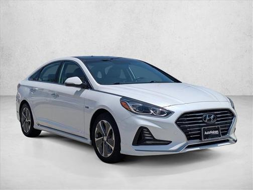 Hyper White 2018 Hyundai SONATA Hybrid Limited