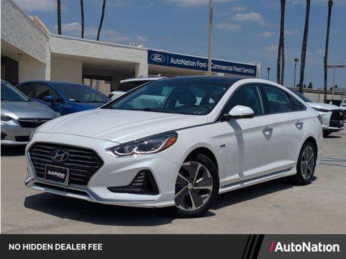 Hyper White 2018 Hyundai SONATA Hybrid Limited