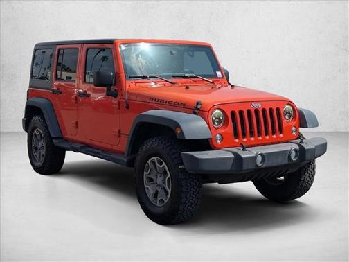 Sunset Orange Pearlcoat 2015 Jeep Wrangler Unlimited Rubicon